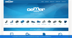 Desktop Screenshot of oemerspa.com